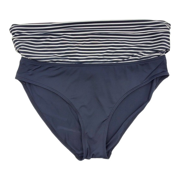 Bond-eye Australia Black White Stripe 2 Piece Tankini US Sz 10 multi fit cups - Picture 4 of 9